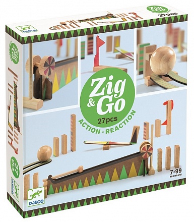 Конструктор Djeco Zig & Go, 27 деталей, 05641